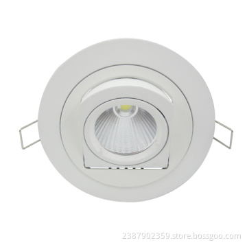 adjustable cob 15w led downlight round white